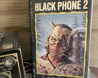 Cinta VHS Black Phone 2 (El horror continúa...) - Estuche de película personalizado y reproducible
