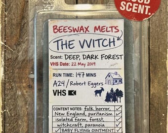 Pastillas de cera aromática con temática de terror "The VVitch"