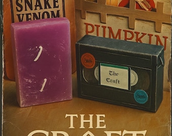 Vela VHS - THE CRAFT - Cera fundida - Vela de bruja - Brebaje de bruja