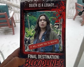 Destino final: Linajes – VHS personalizado hecho a mano (Arte analógico funcional)