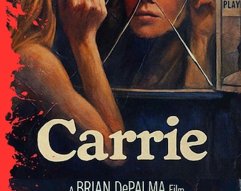 Carrie de Stephen King (VHS USADO) Película de terror Cubierta personalizada