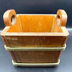 Antique Wooden Small Magazine Rack