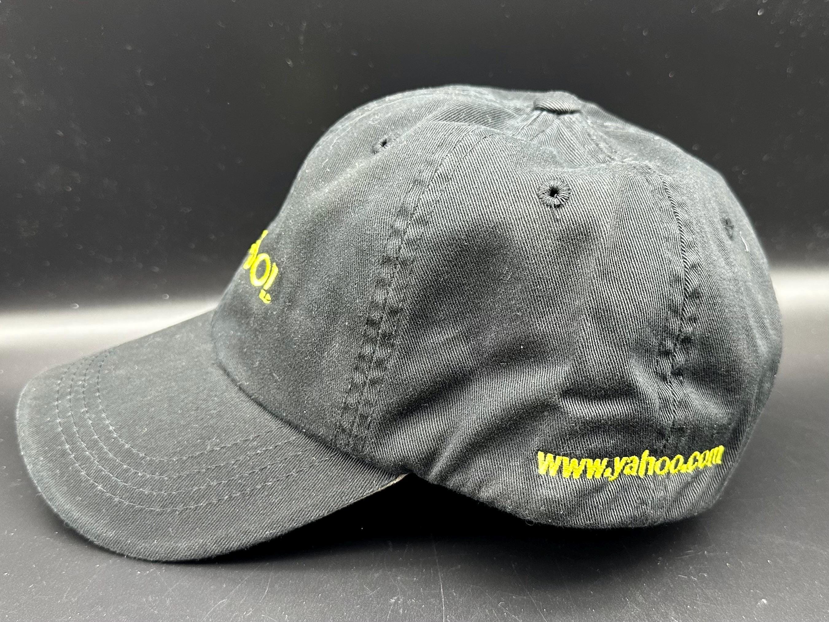 Vintage Yahoo Port authority Adjustable Baseball Cap with Embroidered Logo Vintage Yahoo Branded Adjustable Baseball Cap With  main image 3