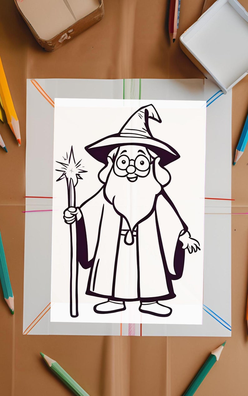 Medieval Fantasy Coloring Pages Instant Download, 11 Printable Pages