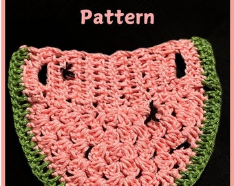 Padrão de bandana de melancia para cachorro em PDF | DOWNLOAD DIGITAL | Padrão de bandana de crochê para cachorro