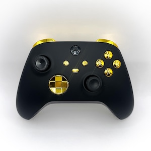 Golden Noir Series X/S & PC Custom Modded Controller