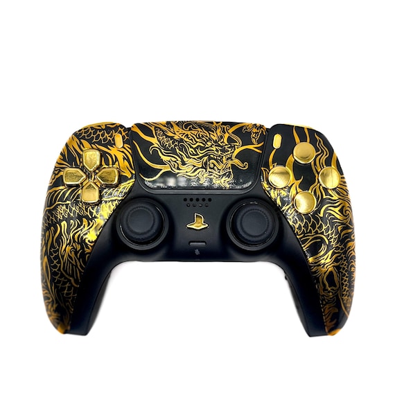 Golden Dragon Custom Dualsense 5 Wireless Bluetooth