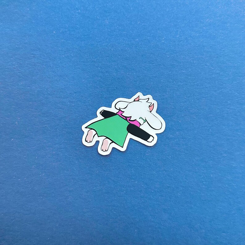 Dead Ralsei Sticker RALSEI SPLAT STICKERS - Etsy UK