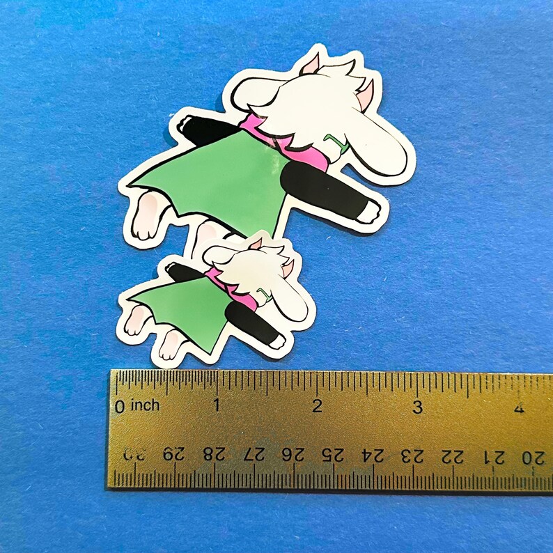 Dead Ralsei Sticker RALSEI SPLAT STICKERS - Etsy UK
