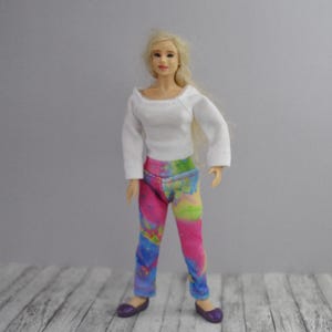 Beautiful handmade clothes for 1/12 scale Zjakazumi Dolls,Heidi Ott,TBLeague Phicen and similar size dolls- PANTS