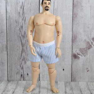 Hermosa ropa hecha a mano para muñecas masculinas Zjakazumi XL a escala 1/12, Heidi Ott, TBLeague Phicen y muñecas de tamaño similar - BOXER SHORTS