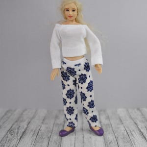 Beautiful handmade clothes for 1/12 scale Zjakazumi Dolls,Heidi Ott,TBLeague Phicen and similar size dolls- PANTS
