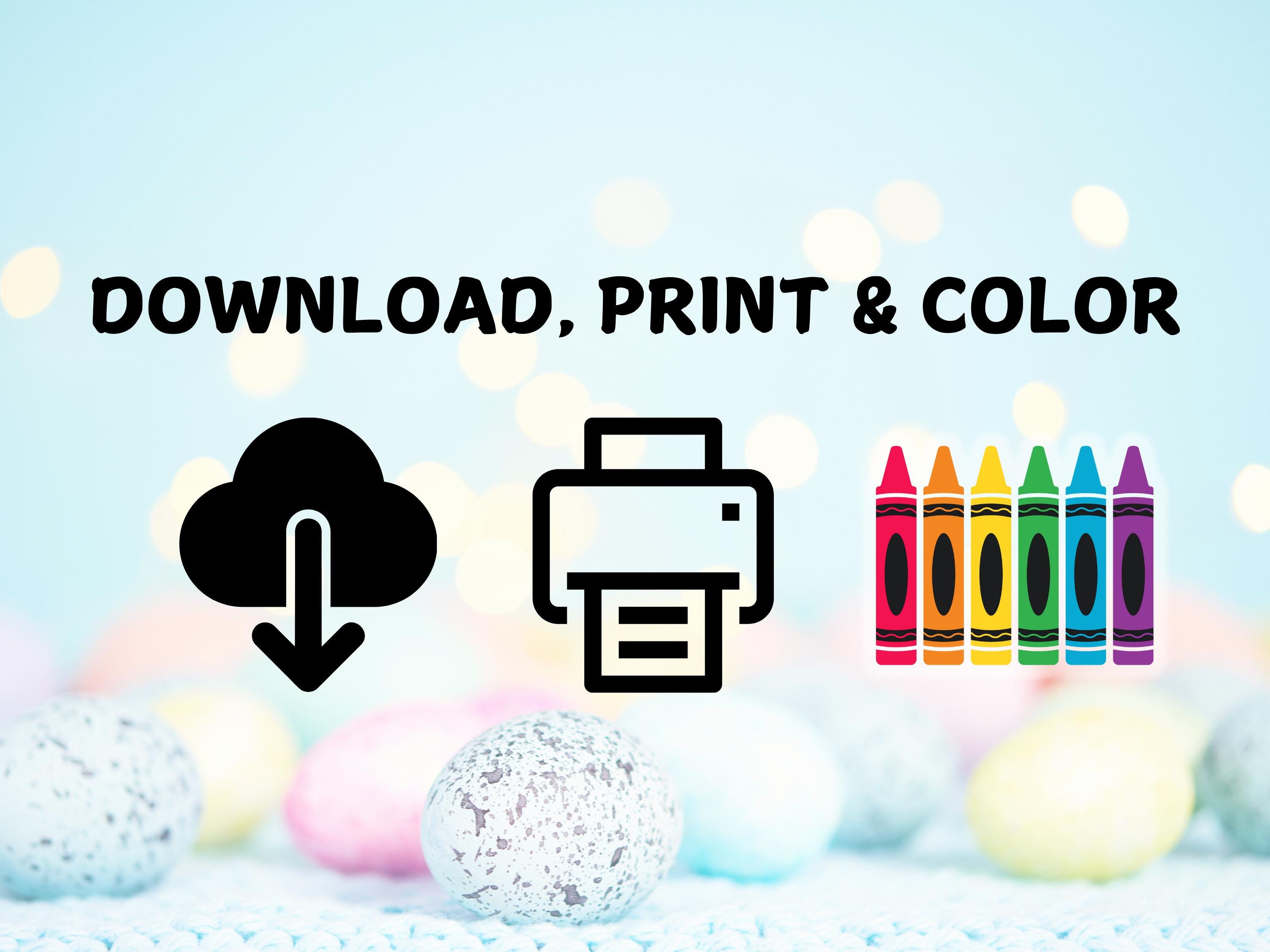 Easter Coloring Pages for Kids – 10 Printable PDF Sheets – Easter ...