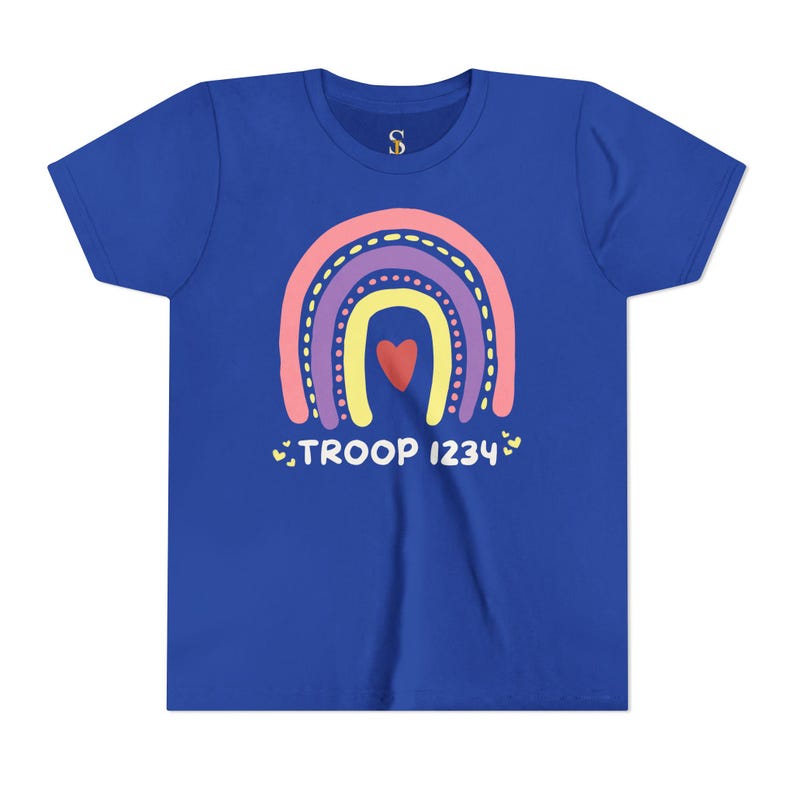 Girl Scout Troop Custom T-shirt, Girl Tshirt for Camp, Scouts Tees, Custom Troop Tshirt, Summer Camp Tee image 2