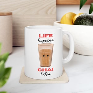 Desi Humor Chai Mug: Funny Indian Gift for Chai Lovers
