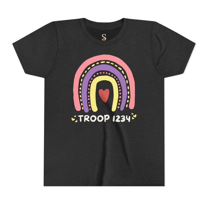 Girl Scout Troop Custom T-shirt, Girl Tshirt for Camp, Scouts Tees, Custom Troop Tshirt, Summer Camp Tee image 3