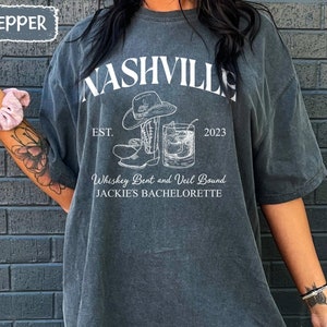 Nashville Bachelorette Party Shirts, Winery Bridal Party Shirt, Western Bach Shirt, Girls Trip Shirt, Nashville Cowgirl Bride Team Tshirt
