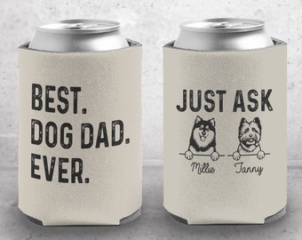 Best Dog Dad Ever Can Cooler, Dog Dad Gifts, Funny Father Day Gift for Dad, Custom Dog Breed, Gift for Dad