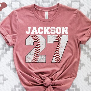 Custom Baseball Tshirt, Baseball Number Shirt, Baseball Mom Shirt, Sport Team Shirt, Sport Mom, Matching Gameday Shirt, Baseball Lover Gift