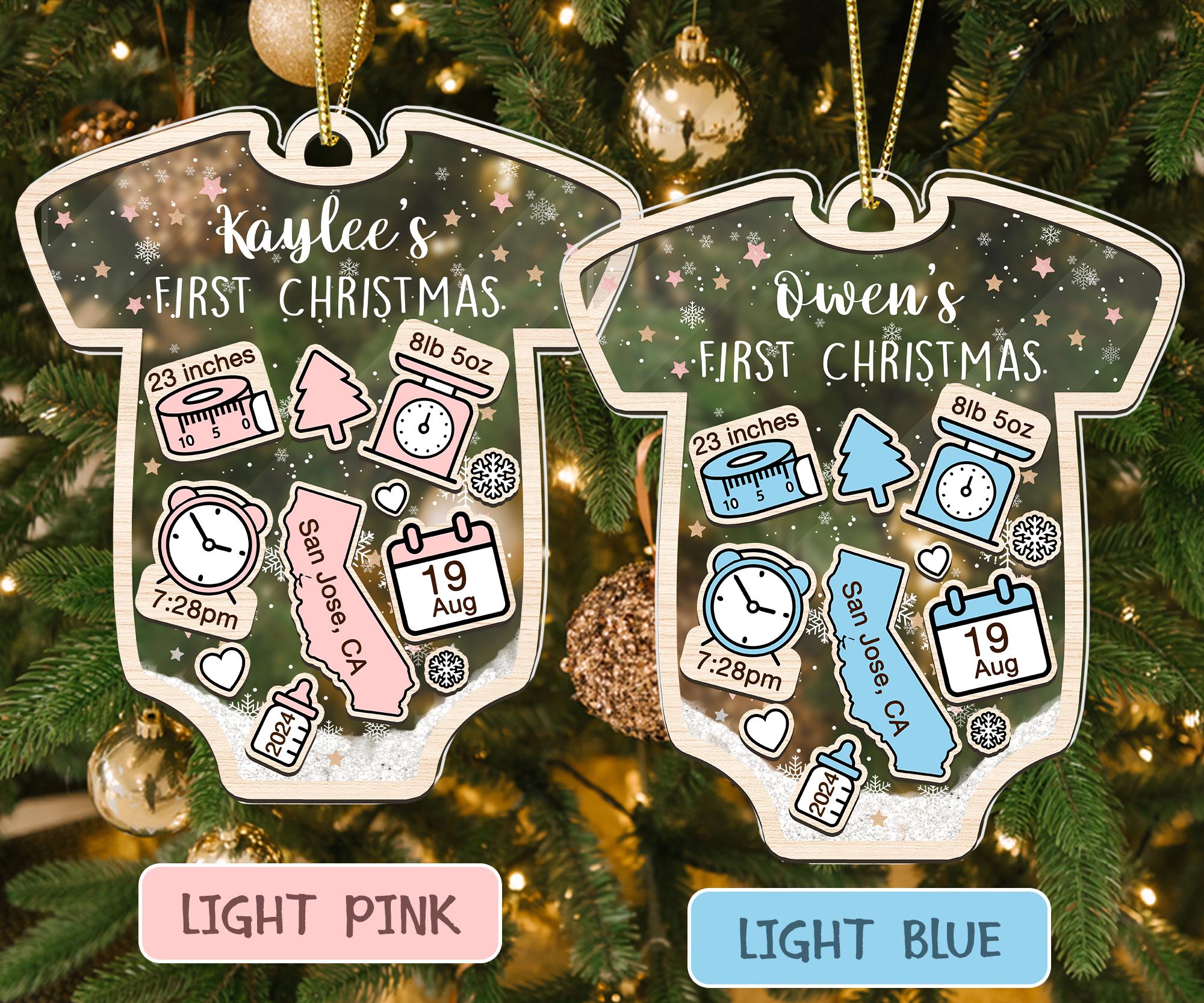 Baby's First Christmas Ornament 2024