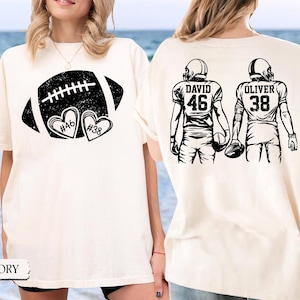 Custom Football Mom Shirt: Personalized Jersey Number, School Spirit
