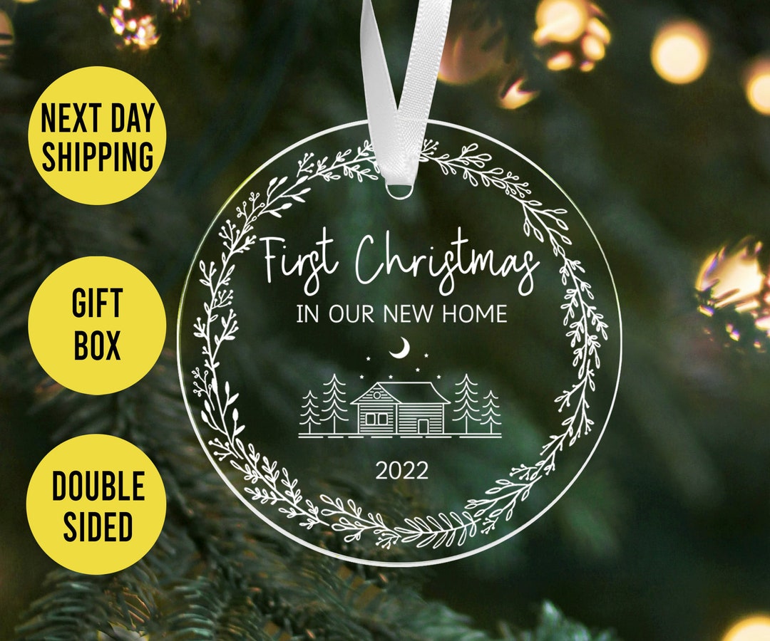 New Home Ornament 2022 First Home Ornament Christmas Etsy