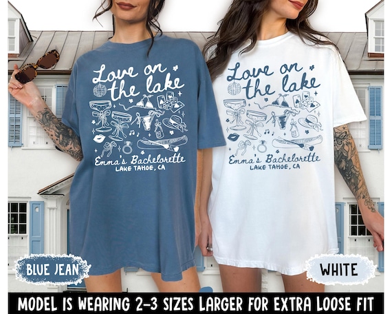 Lake Bachelorette Shirt, The Lake Club Shirt, Camping Bachelorette Party Favors, Bridesmaid Party Gift, Love on The Lake, Lake Life Shirt