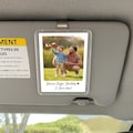 Personalized Photo Car Visor Clip: Instant Photo Style Gift