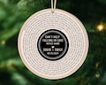 Personalized Song Lyrics Ornament: Acrylic Christmas Keepsake