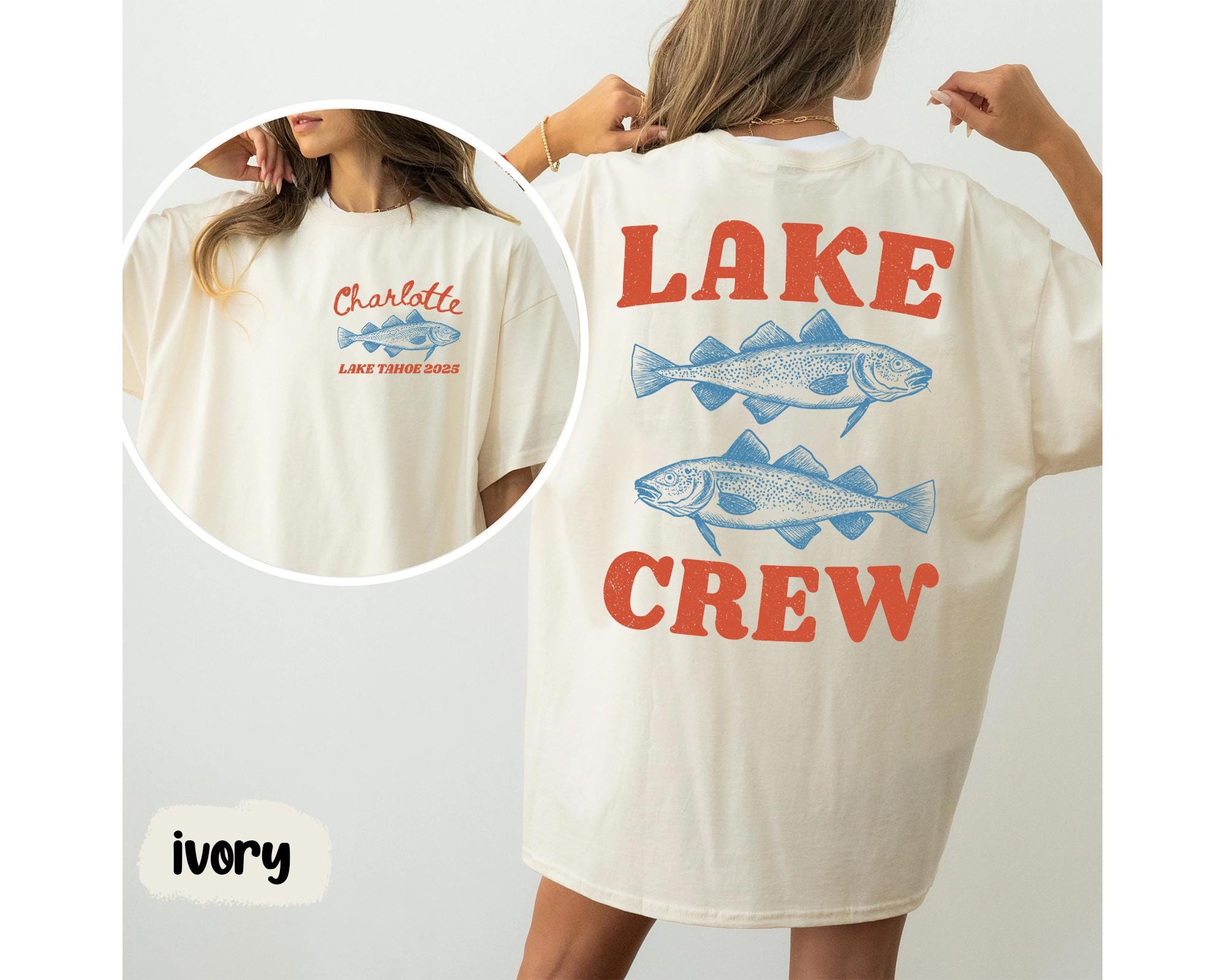 Custom Lake Trip Shirt, Girls Lake Trip Tee, 2025 Summer Trip Matching Shirt, Family Lake Vacation Shirt, Matching Group 2025 Lake Crew Tee