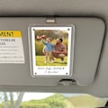 Personalized Dad Car Visor Clip PHOTO INCLUDED, Father's Day Gift for Dad Grandpa, Drive Safe Sun Visor, New Dad Gift, Dad Picture Frame product logo