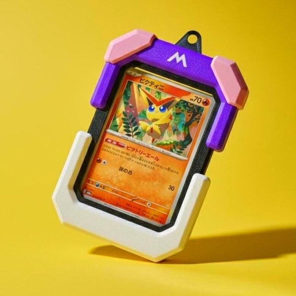 Pokemon Card bag charm display case
