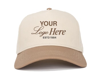 Custom Two-Tone Snapback Cap: Personalized Embroidered Design