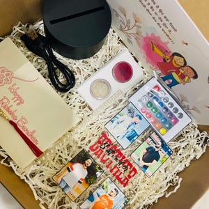 Rakhi Geschenk für Brother mit Bild Led Lampe