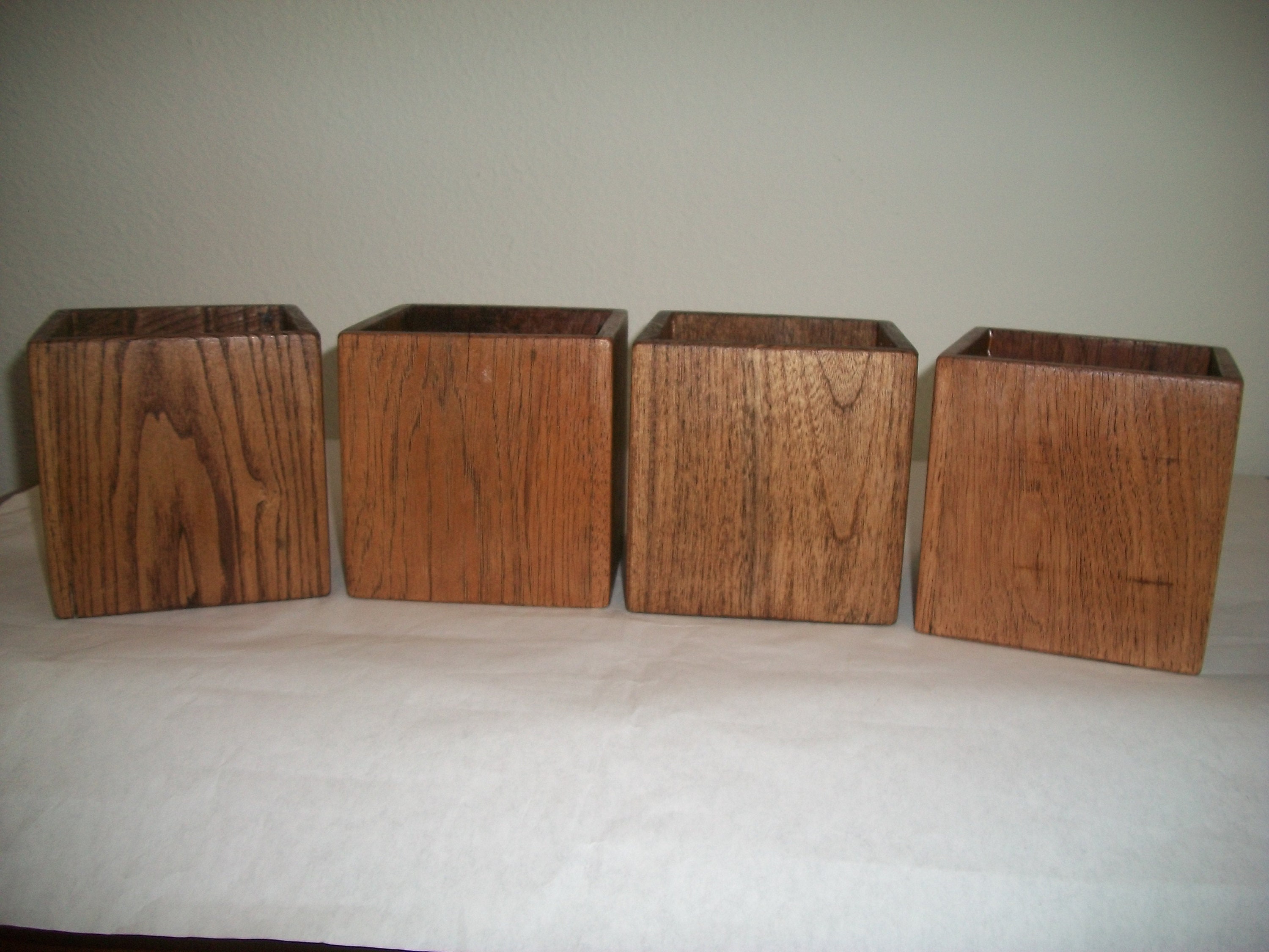 4 Large Wood Furniture Risers4 1 4 Lift4 1 4 Etsy