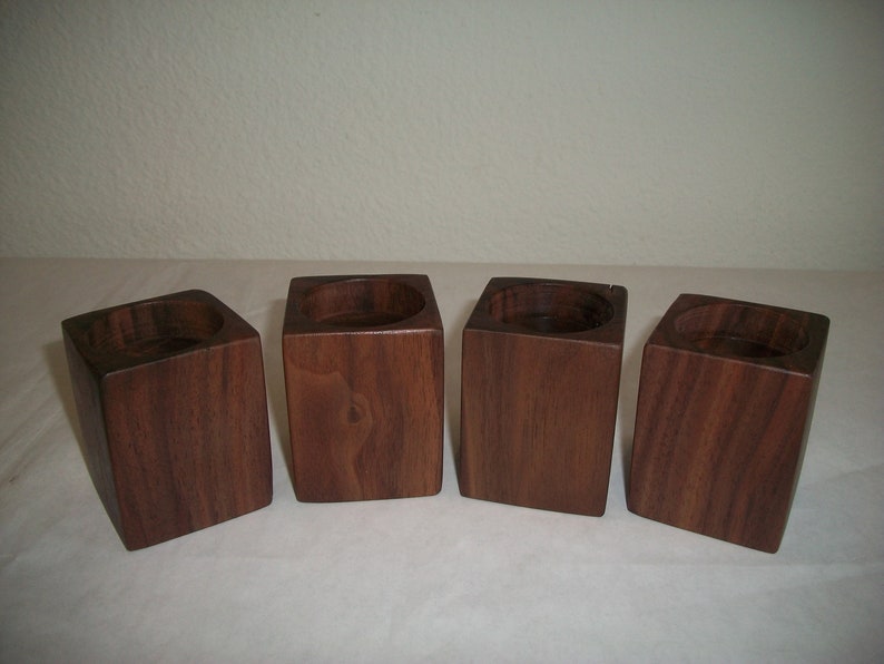 4 Petite Solid Walnut Wood Risers2 Lift1 5 8 Etsy