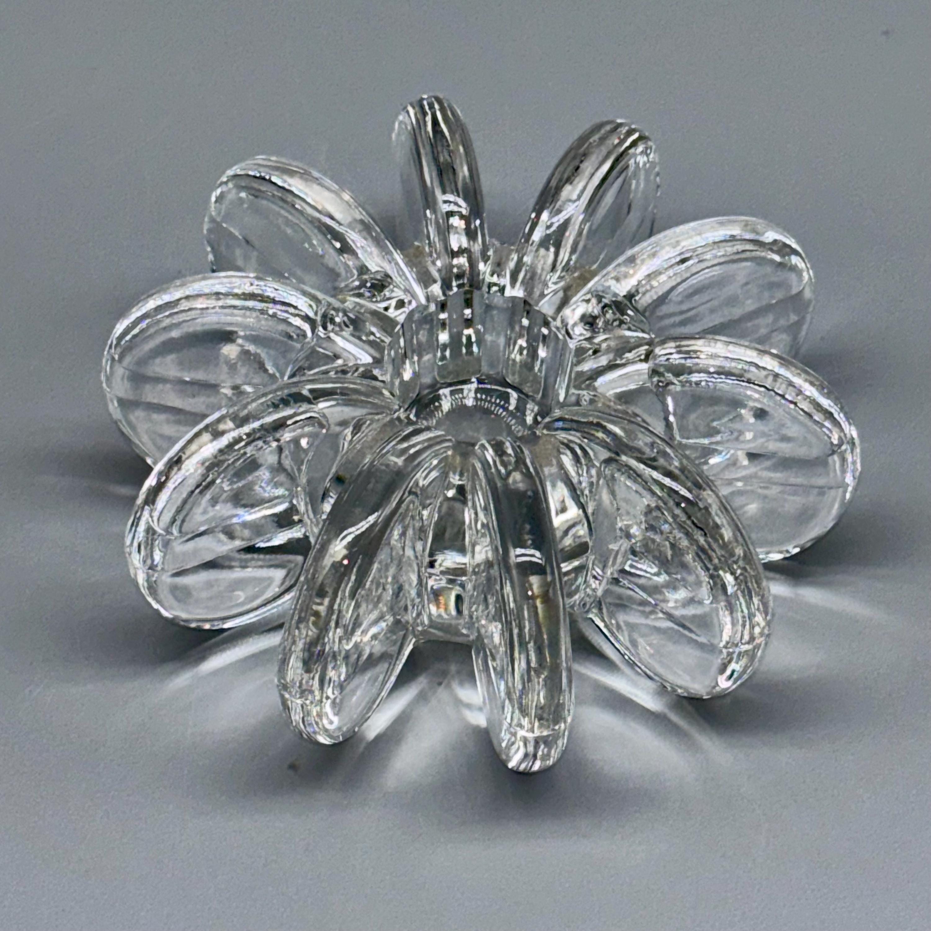 MCM Vintage ROSENTHAL Studio Line Coin Disc Crystal Candleholder