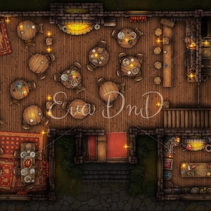 Mapa de batalha da taverna DnD