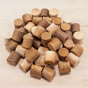 3/8" Western Red Cedar Wood Plugs | Screw Hole Caps | Deck Boat Building