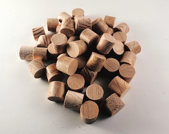 Douglas Fir - Tapered Wood Plugs - Clear Vertical Grain