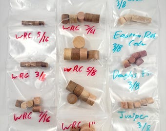 Softwood Plugs and Dowels Sample Kit