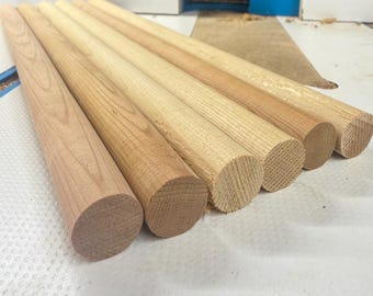 12" Western Red Cedar Dowels Handcrafted | Furniture Making | Wood Joinery
