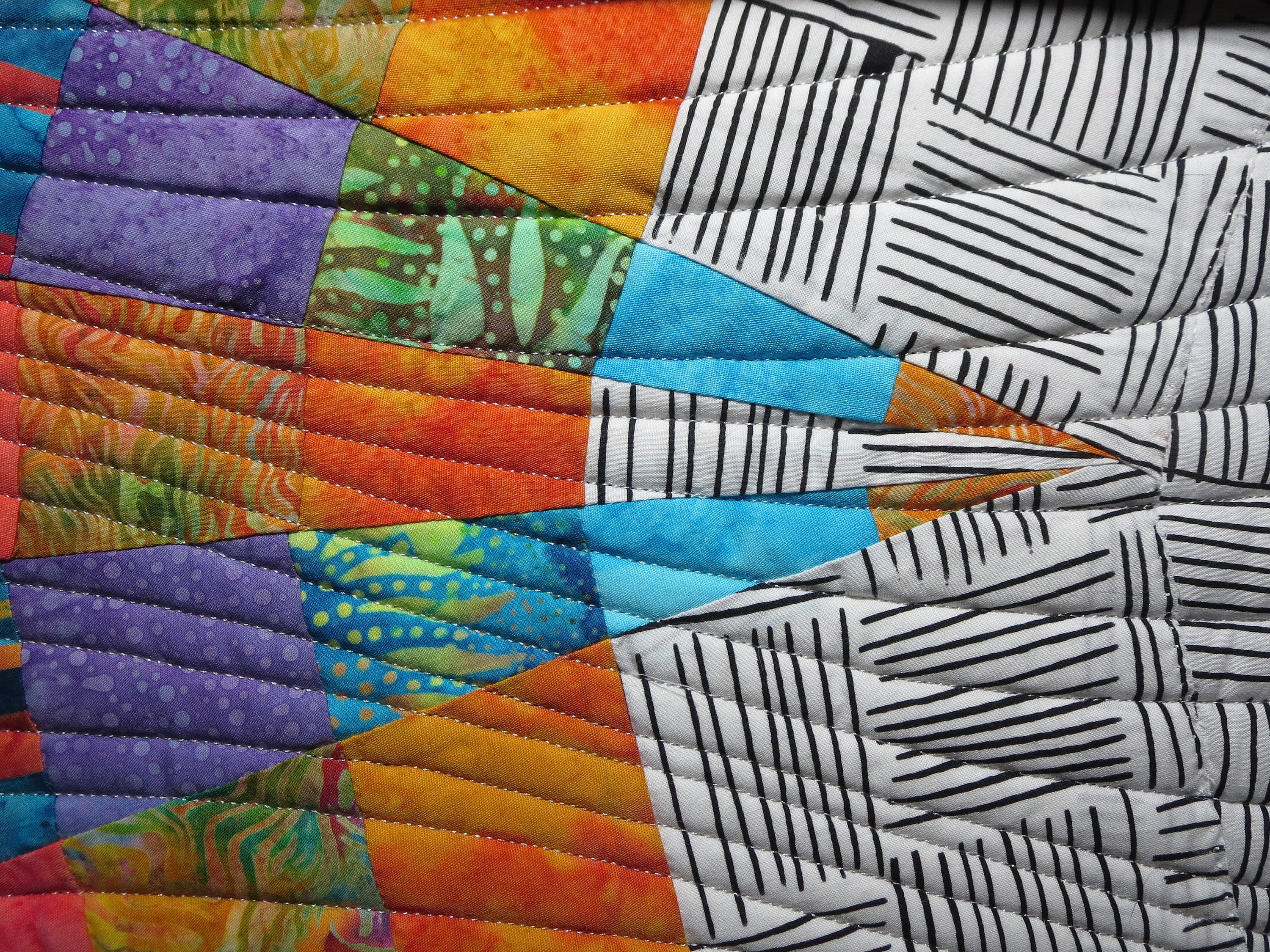 Out of the Box PDF Quilt Pattern Modern Quilt Appliqué Etsy