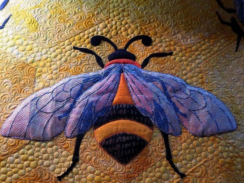 The Quilting Bee Bee Hive PDF Quilt Pattern Wall Hanging Etsy Australia