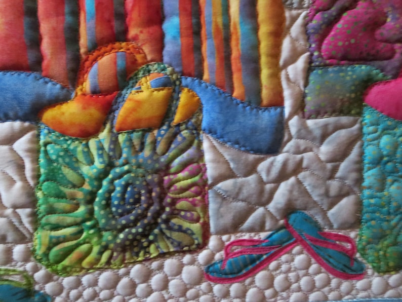 Beach Bums Quilt Pattern Quilt Beach Wall Applique Hanging Bums Pattern