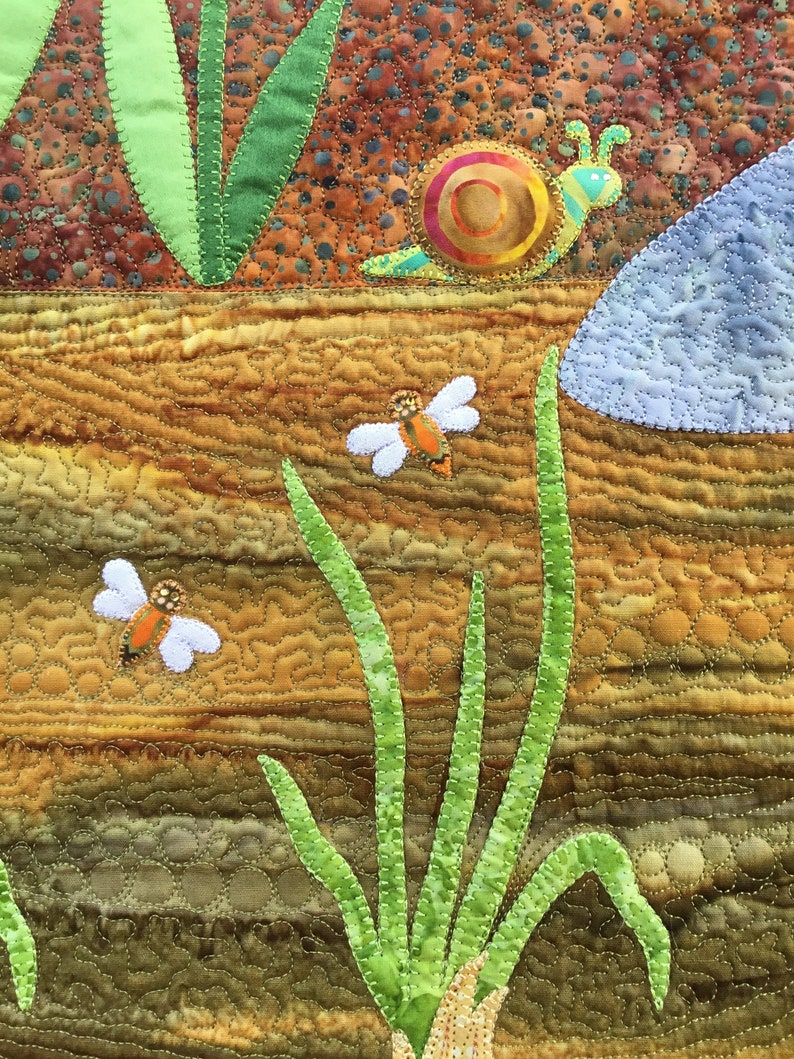 Colleen's Garden Pdf Quilt Pattern Applique Garden Etsy