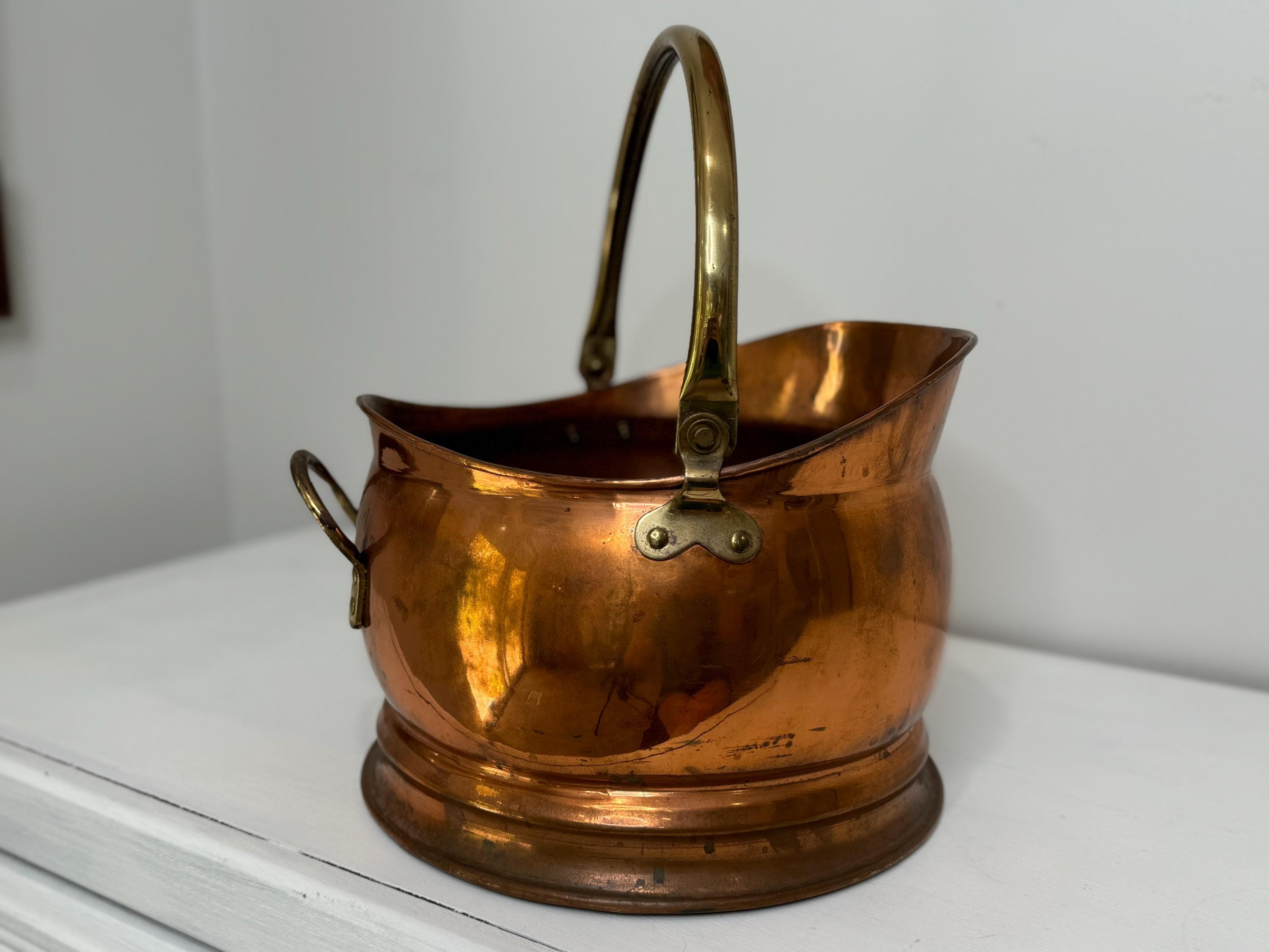 COAL BUCKET ANTIQUE REPLICAアイルランド製