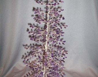Tall Amethyst Spruce Gem Tree