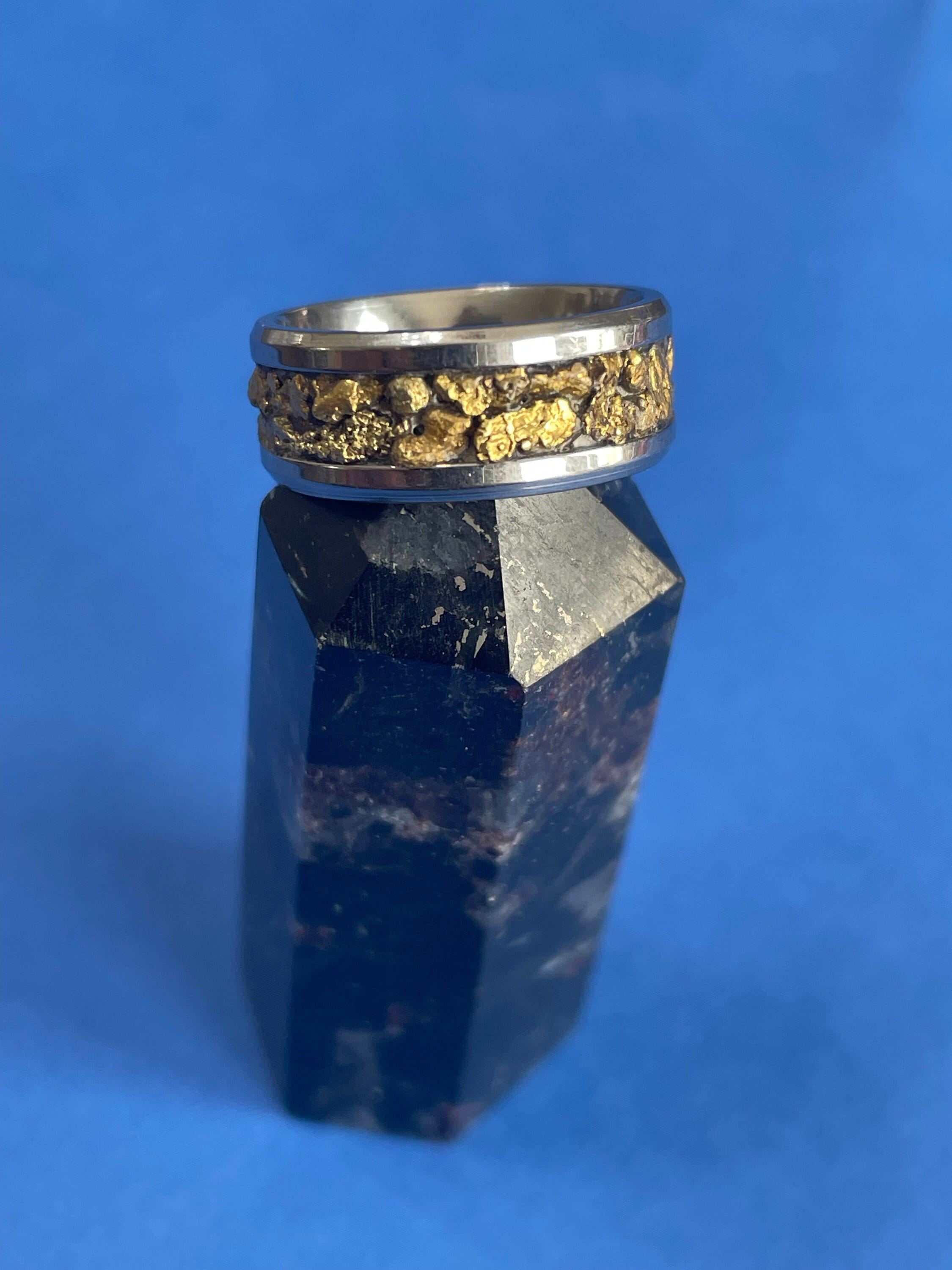 Bering Sea Gold Nugget Ring