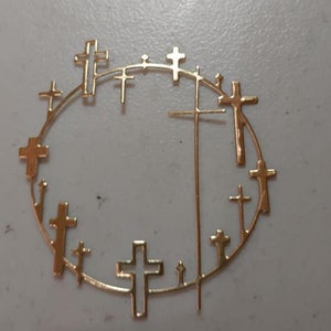 Croix 2 cercles à un ensemble